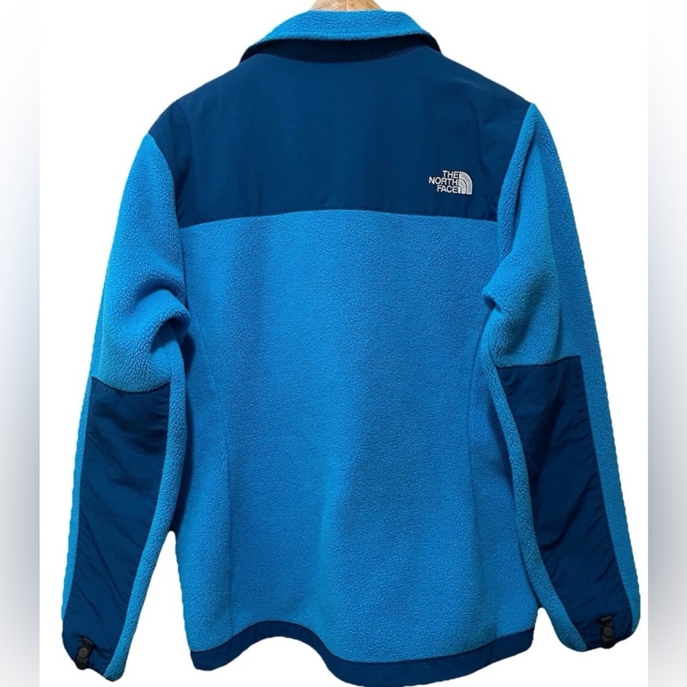 The North Face Women’s Large Blue Denali Fleece Jacket Polartec Winter Wear Cozy - Picture 2 of 6